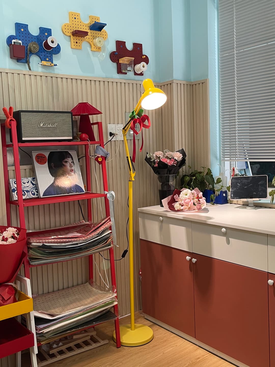 Phối hoa mới cho không gian trưng bày