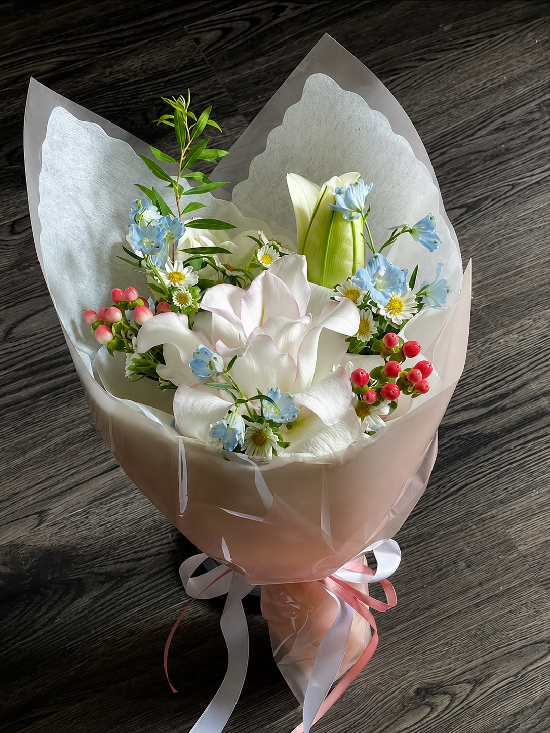 Anouskaly chi tiết 1-2 - hoa ly trang xanh thanh khiet Flocaa