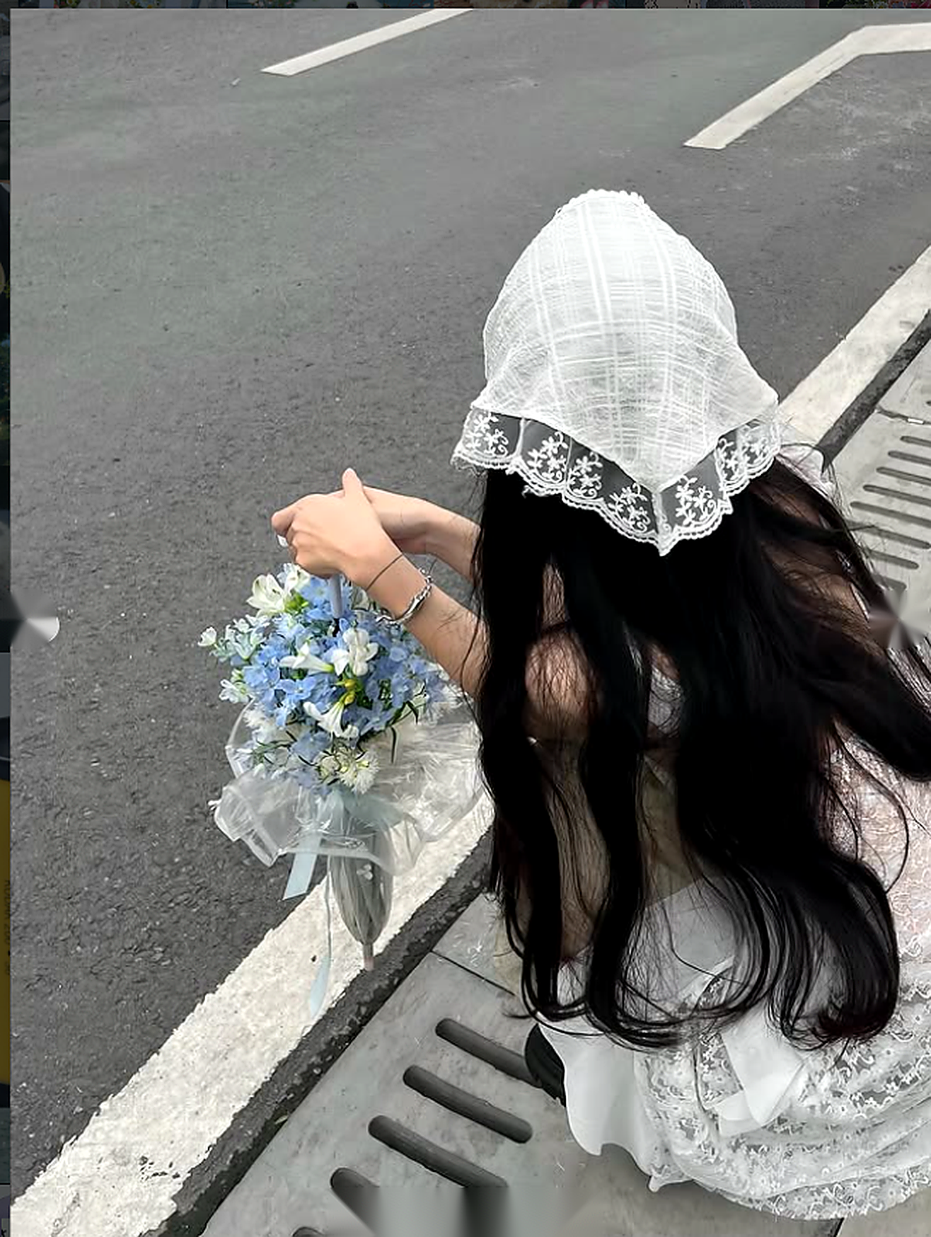 After The Storm Bouquet chi tiết 1-4 - hoa dong vien xanh baby trang Flocaa